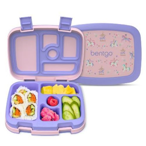 Bentgo Kids' Leakproof Bento Lunch Box - Carousel Unicorns