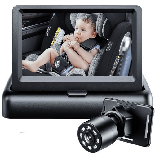 Baby Car Camera, View Infant in Rear Facing Seat with Wide Crystal Clear View,USB Easy Install car Camera for Baby 1080P