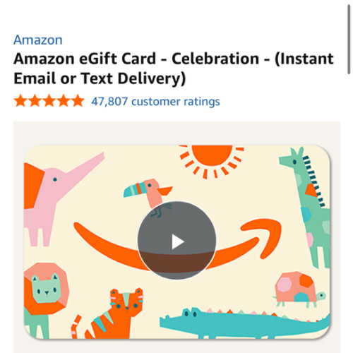 Amazon.com Gift Cards
