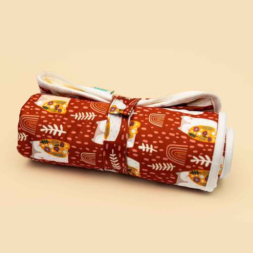 Ultra-Soft Bamboo Machine Washable and Wipeable Diaper Change Mat