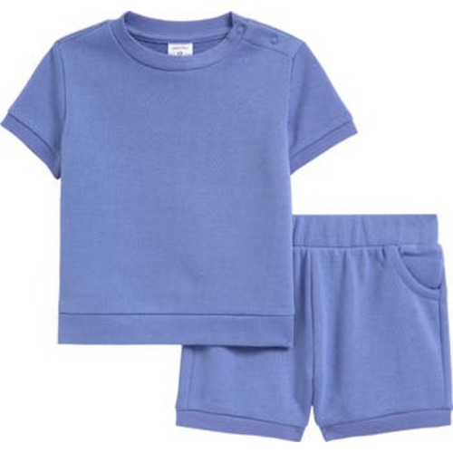 Cozy Short Sleeve Top & Shorts Set, 6M