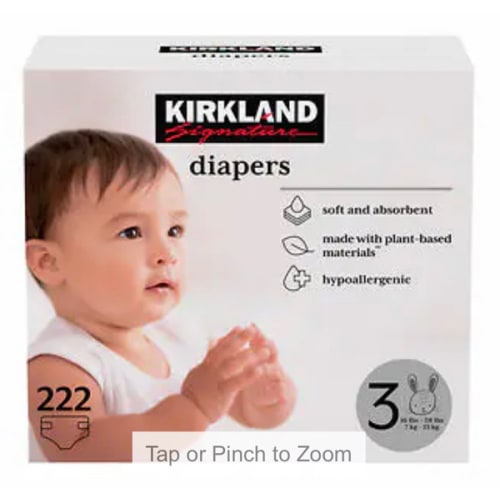 Kirkland Signature Diapers Sizes 3 | Costco