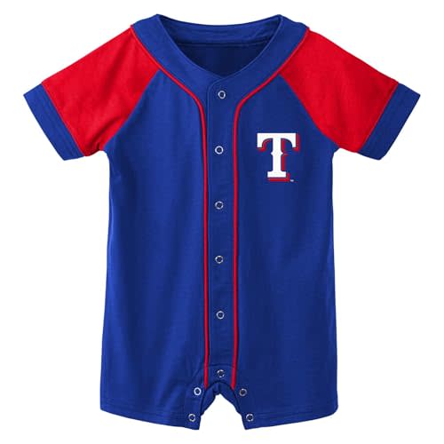 Outerstuff MLB Unisex-Baby Newborn & Infants 0-24 Months Little Slugger Creeper Bodysuit Romper