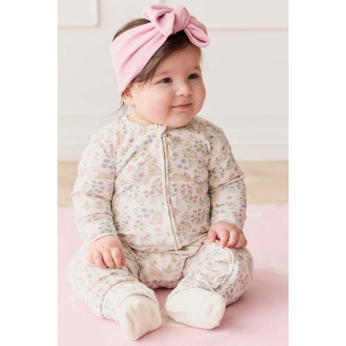 Organic Cotton Frankie Onepiece - Penny's Egg Hunt Parisian Pink – Jamie Kay USA