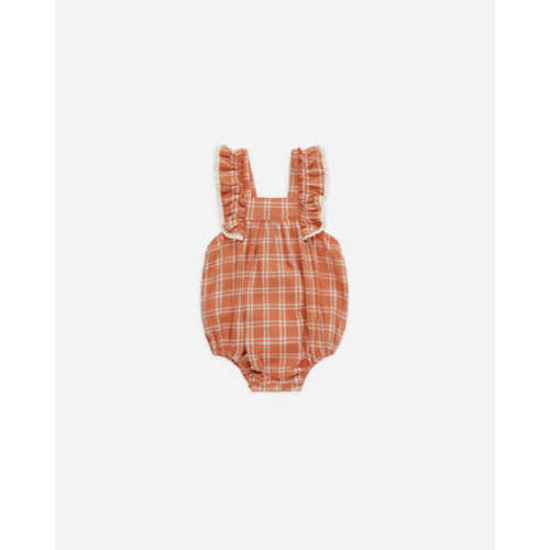 Maya Romper || Poppy Check