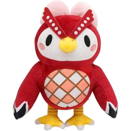 Animal Crossing New Leaf Plush Toy Suitable for Collection, Animal Crossing: New Horizons Stuffed Owlette Doll Toy for Boy Girl Christmas Halloween Birthday Gift, 8“ (Celeste)