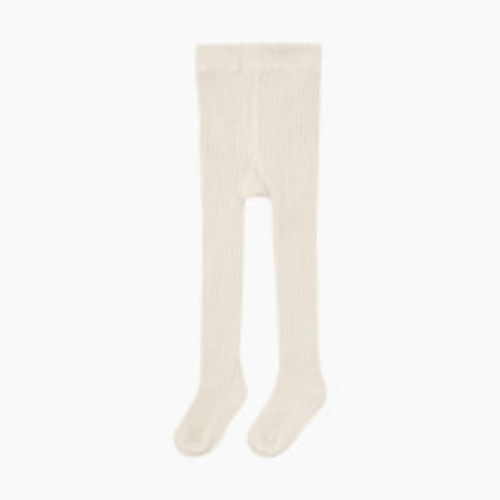 Quincy Mae Tights - Natural, 6-12 M