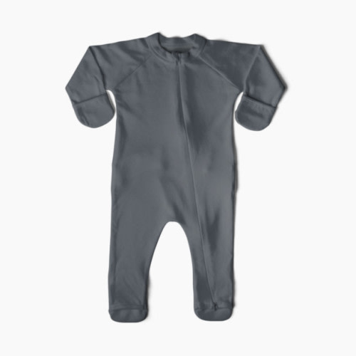 Goumi Kids Grow With You Footie - Loose Fit - Midnight, 6-12 M