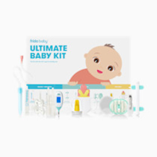 Frida Baby Ultimate Baby Kit, 10 piece New Born Essentials Gift Set Includes Wellness Sick Day, Gas Relief, Grooming Tools & Teething Toys