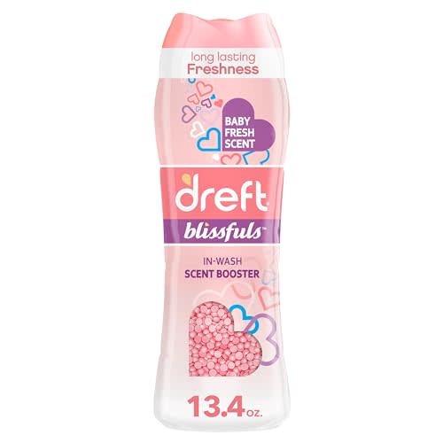 Dreft Blissfuls In-Wash Scent Booster Beads, Baby Fresh, 13.4 oz