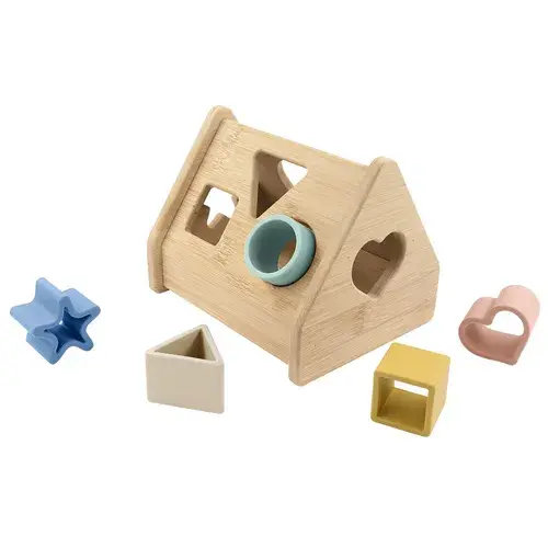 Playground Silicone Wooden Shape Sorter | Baby Bunting AU