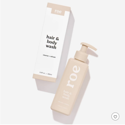 Roe Wellness- Toddler & Baby Body Wash & Shampoo Moisturizing Clean Ingredients | Suitable for Sensitive Skin, Fragrance-Free, Natural Vanilla Scent, Fresh Cleaning | 9.4 fl oz.