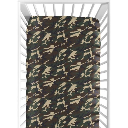 Sweet Jojo Designs Camo Fitted Crib Sheet & Reviews | Wayfair