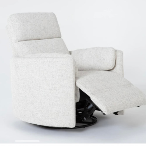 Rayna Quartz Nursery 40" Power Swivel Glider Recliner | Living Spaces