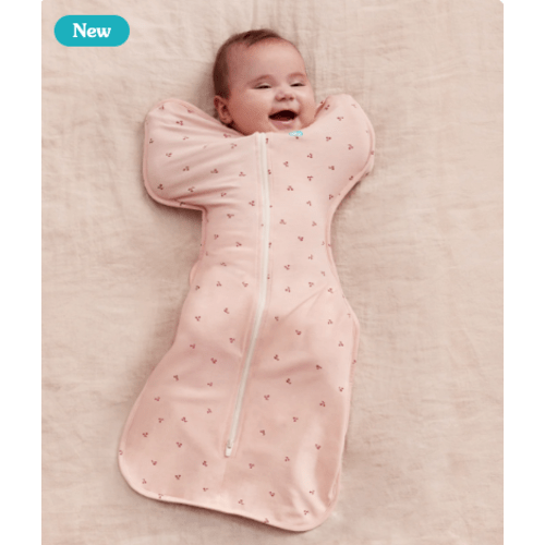 (Size Small) Swaddle Up™ 1.0 TOG Viscose from Bamboo Blush Cherries