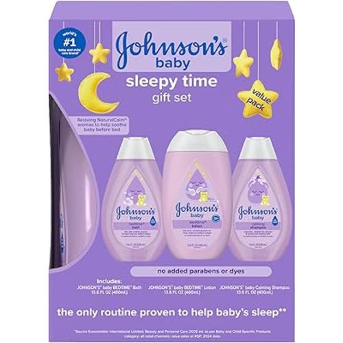 Johnson's Baby Sleepy Time Gift Set, 3 Items