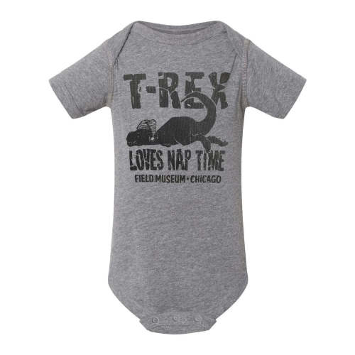 T. Rex Loves Naps Baby Bodysuit – Field Museum