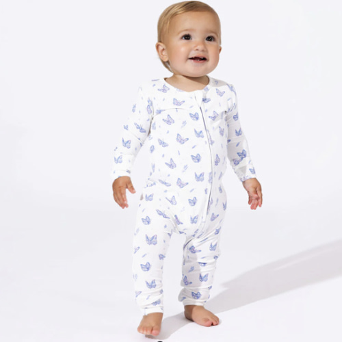 Butterfly Bamboo Convertible Footie