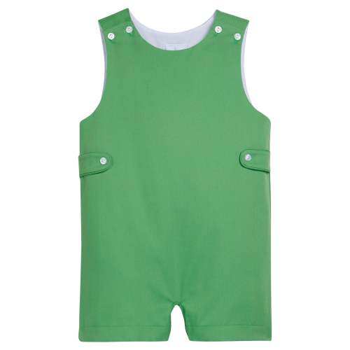 Button Tab John John - Green Twill
