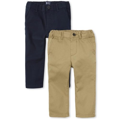 The Children's Place and Toddler Stretch Relaxed Straight Chino Pants,multipacks
