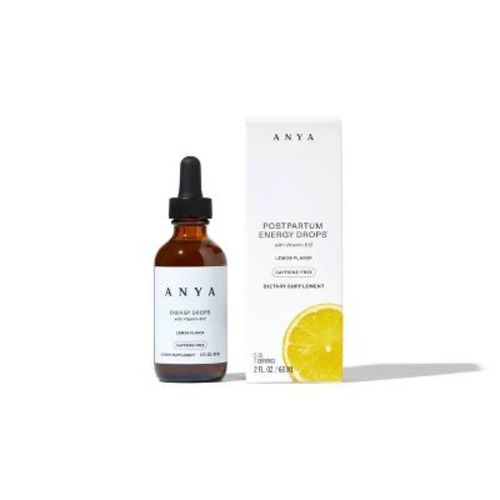 Anya Energy Drops with Vitamin B12 - Lemon - 2 fl oz