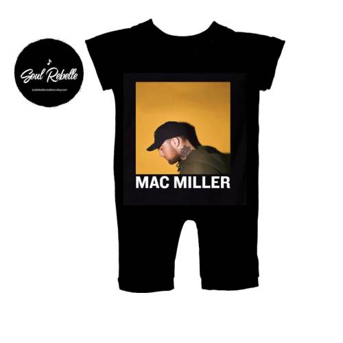 Hip hop Rap Music and Band Tshirt Romper for baby and toddler| UPCYCLED handmade baby bodysuit, baby one piece outfit, baby shower gifts