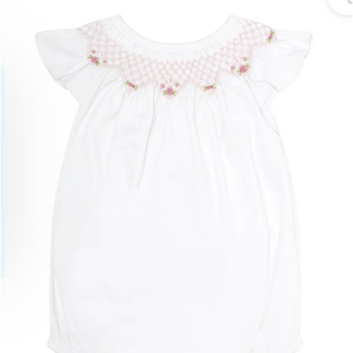 Rose Smocked Bubble