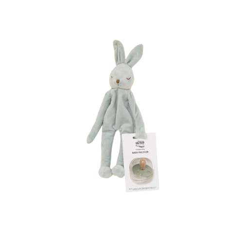 Bunny Lovey / Paci Holder - Sage Green