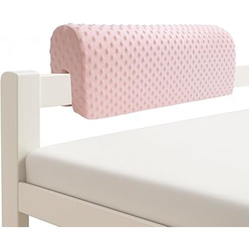 Wonder Space Toddlers' Bed Rail Bumpers Protecter - Children's Bed Guardrail Padding - Anti-Collision | Increased Height | Fall Prevention - Easy InstallEnhanced Safety Mostly Fit (2.3ft, Pink)