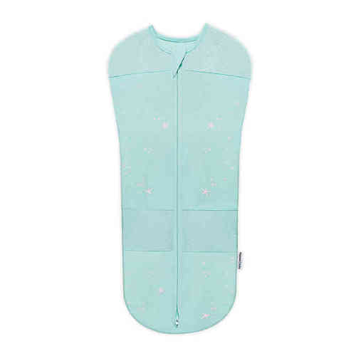 Happiest Baby Small Stars Sleepea Swaddle in Teal