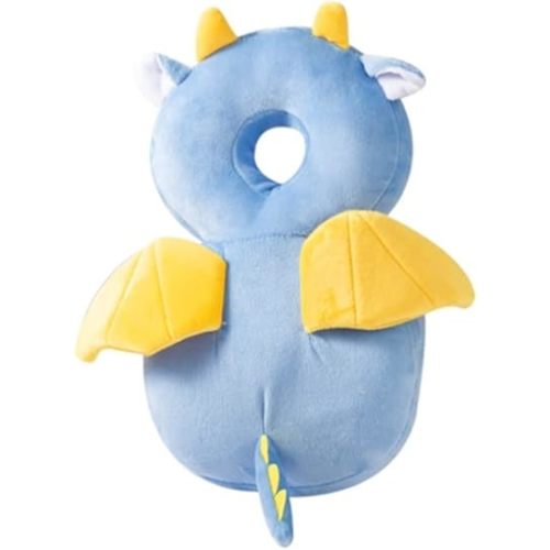 Baby Head Protector, Toddlers Head Safety Pad Cushion, Adjustable Backpack, Baby Back Protection for Crawling & Walking, Age 4-24Months (Little Dragon)