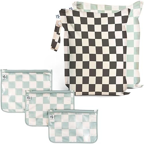 Tiny Twinkle Mess-proof Wet Bags and Travel Bags Bundle