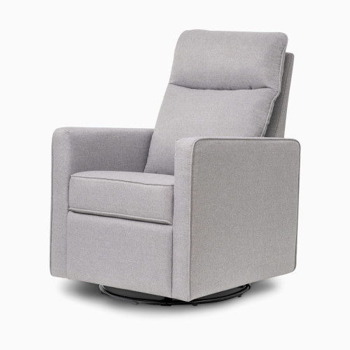 daVinci Gabby Pillowback Swivel Glider - Misty Grey