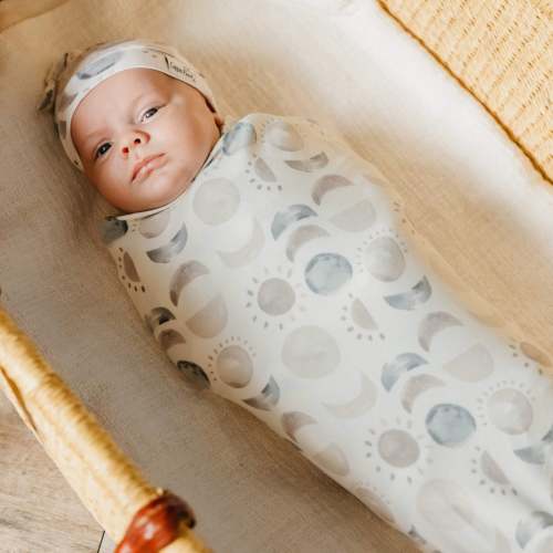 Knit Swaddle Blanket - Eclipse