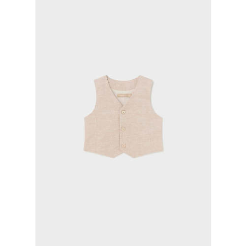 Coconut Dressy Linen Vest