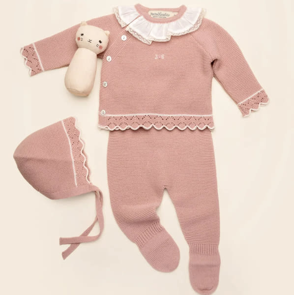 Bella Baby Set in Rose Petal | Over The Moon
