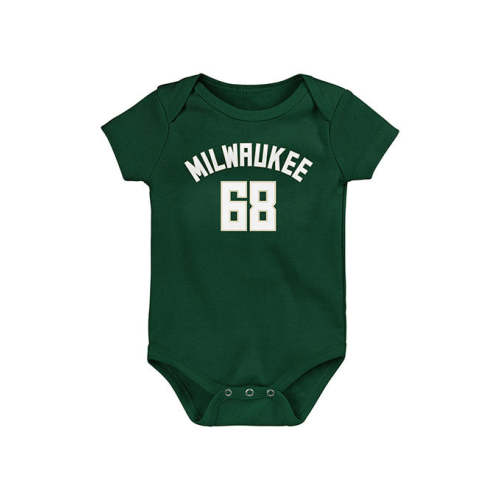 Newborn Outerstuff Bango Icon Milwaukee Bucks Onesie - size 0-3M