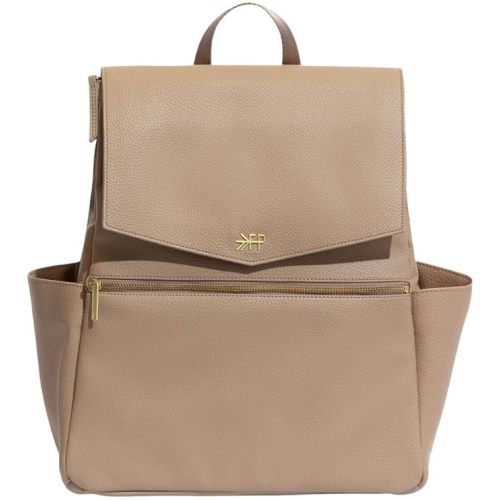 Freshly Picked Leather Diaper Bag Backpack, Large Capacity with Insulated Pockets