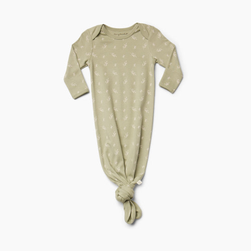 Tiny Kind Knotted Gown - Sage Leaf, 0-3M