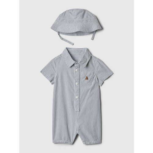 Baby Outfit Set in bainbridge blue, size: 0-3 M