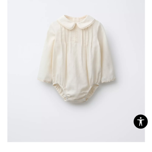 LACE TRIM BODSUIT WITH DARTS - Ecru | ZARA United States