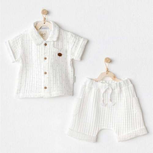 Muslin Summer Outfit, White - Andy Wawa | Maisonette