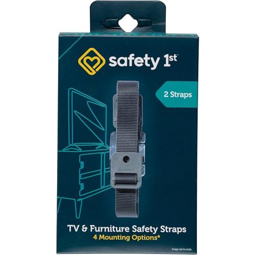 Safety 1st TV & Furniture Safety Straps, Black, Multi, 2 Straps(Pack of 1)