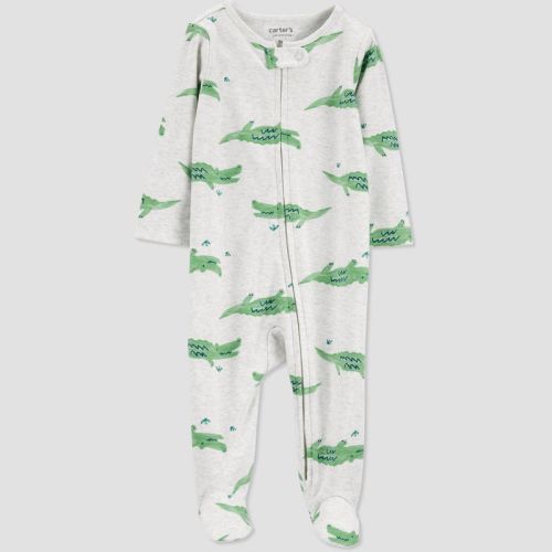 Carter's Just One You®️ Baby Boys' Gators Sleep N' Play - Gray/green