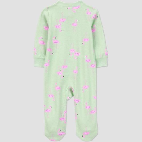 Carter's Just One You® Baby Girls' Sleep N' Play - Green/Pink Newborn