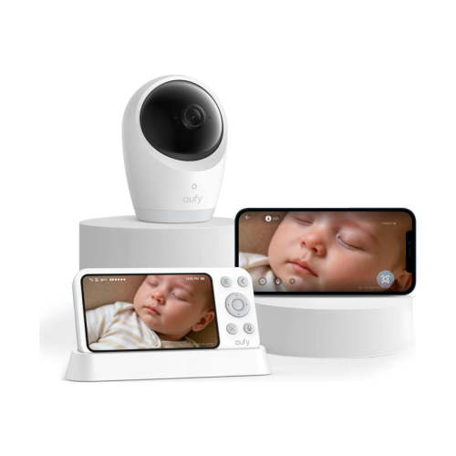Eufy Baby Monitor E21 - Baby monitoring system - battery powered, USB, AC powered - 1 camera(s)