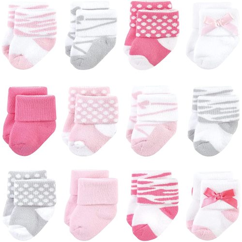 Luvable Friends Baby Newborn and Baby Terry Socks