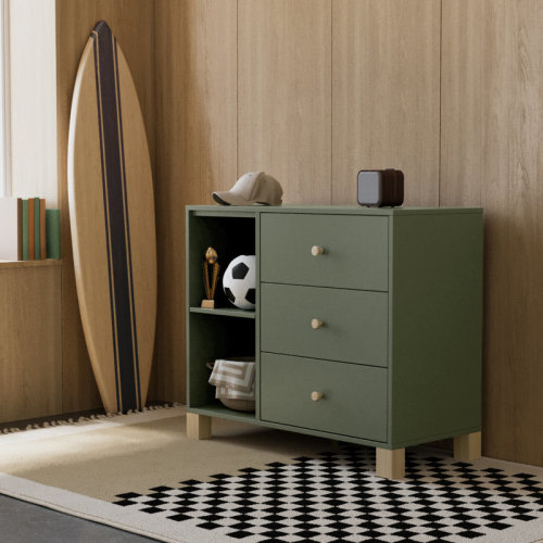 Storkcraft California 3 Drawer Combo Dresser & Reviews | Wayfair