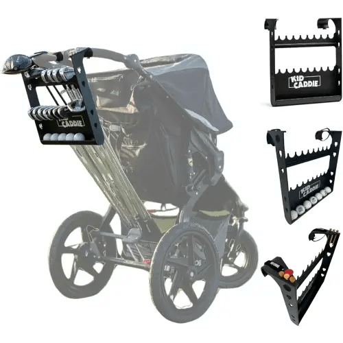 Golf Stroller Attachment - Easy Setup, Universal Fit, Golf Club Holder for Strollers, Introduces Kids to Golf, Encourages Early Golf Skills, Perfect Golf Gift for Parents
