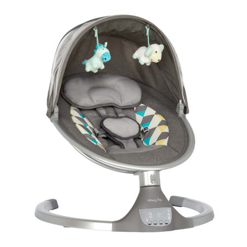 Dream On Me Zazu Swing in Grey/Blue